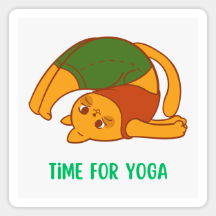 Time for yoga and pilates Magnet